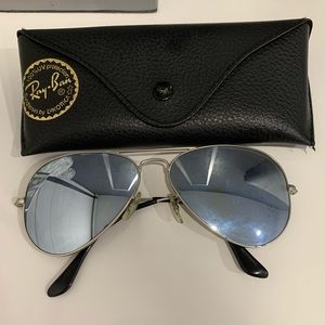 Ray Ban Polarized Mirror Sunglasses